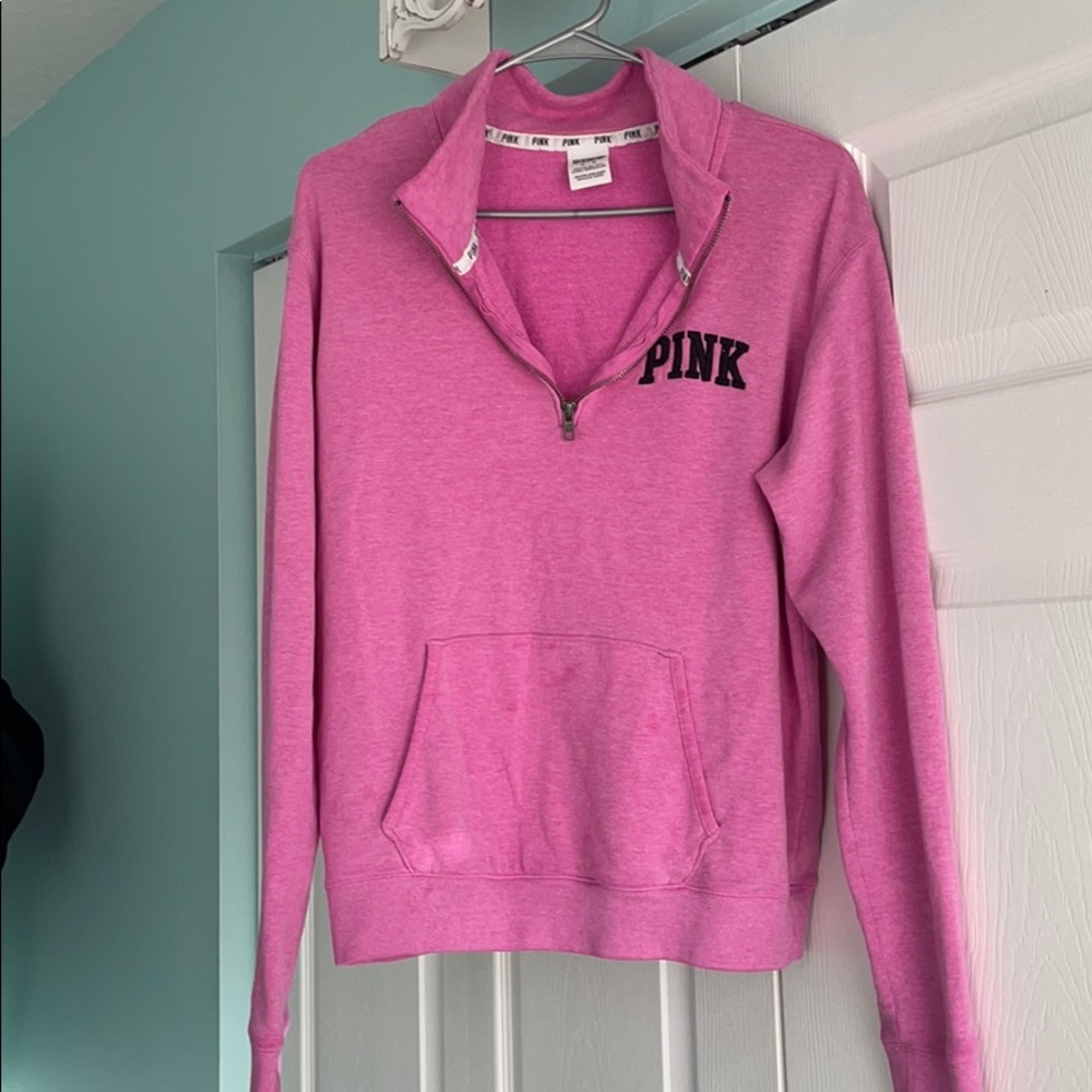 Victoria’s Secret (Pink) Quarter Zip Jacket